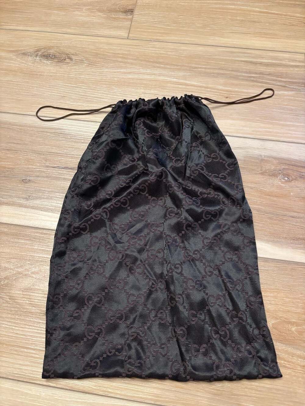 Gucci GG Monogram Satin Drawstring Dust Bag